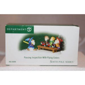 Dept 56 North Pole - Passing Inspection with Flying Colors